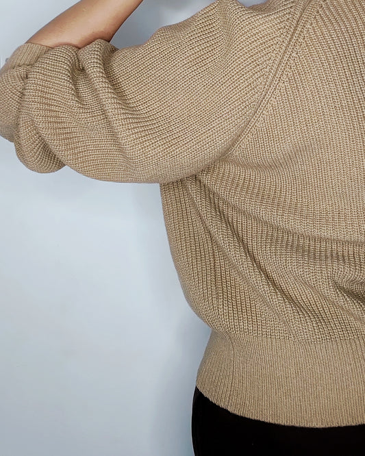 Sweater no.06 light camel