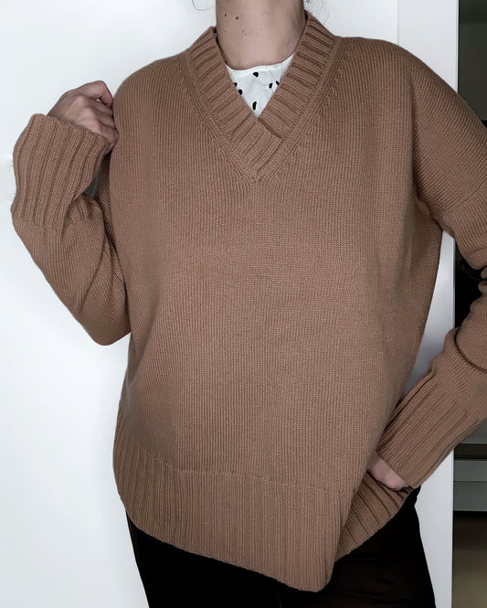 Sweater no.04 dark biege