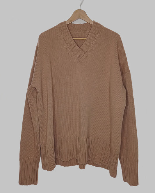 Sweater no.04 dark biege