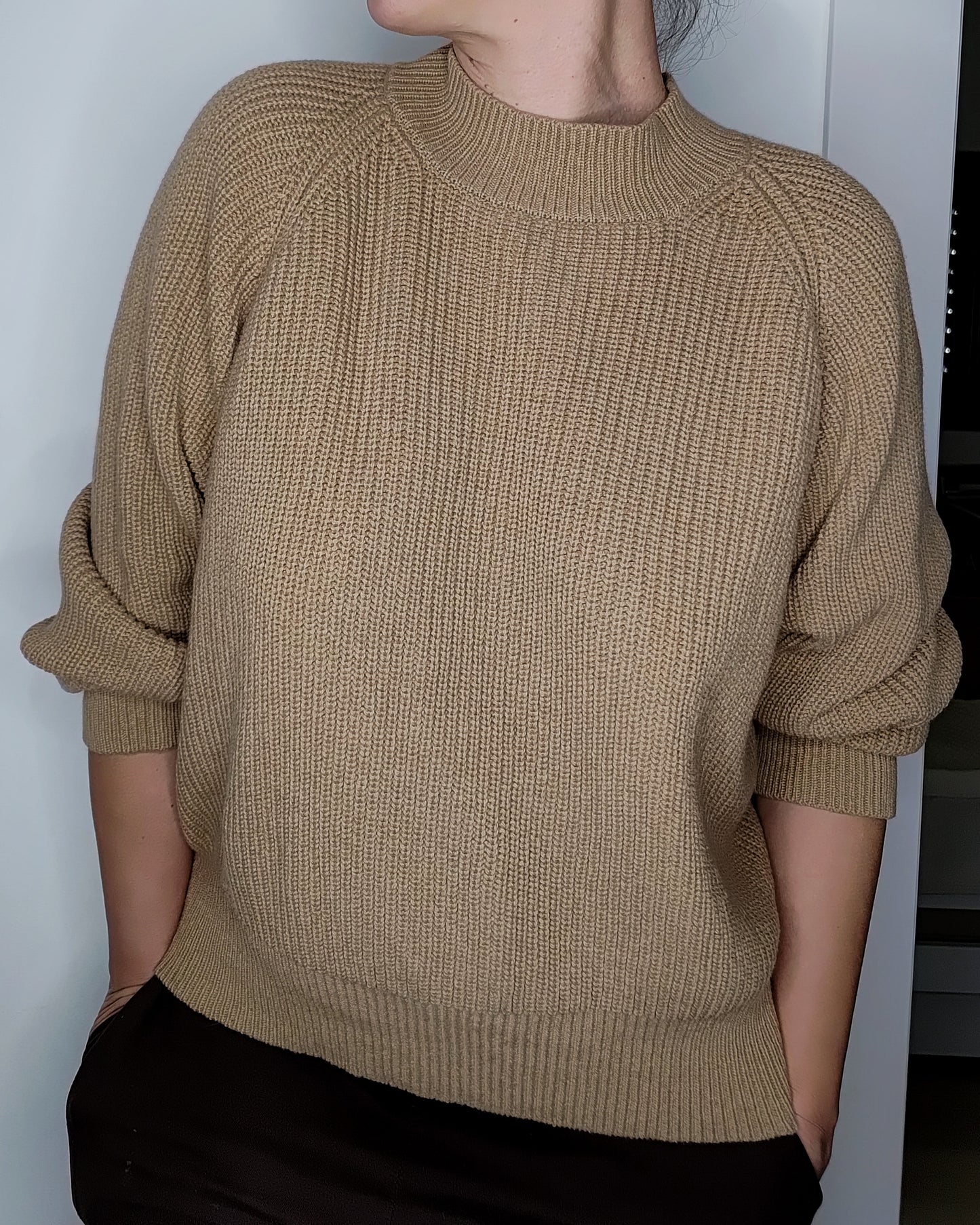 Sweater no.06 light camel