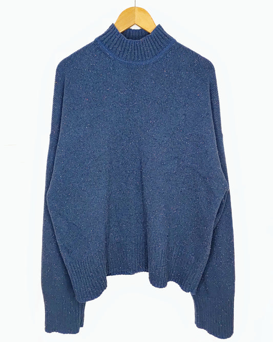 Sweater no.07 tweed blue